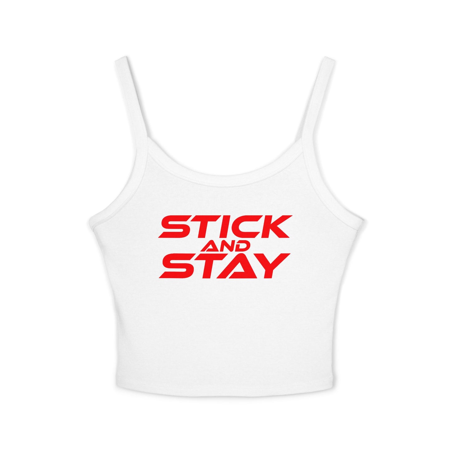 Stick and Stay - Women's Spaghetti Strap Tank Top - Casual Comfort for Everyday Wear