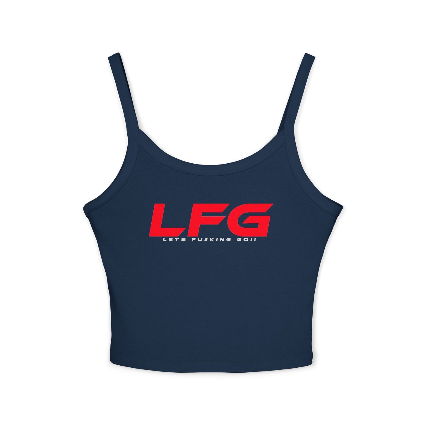 LFG (RED Font) - Women's Spaghetti Strap Tank Top - Casual Summer Style