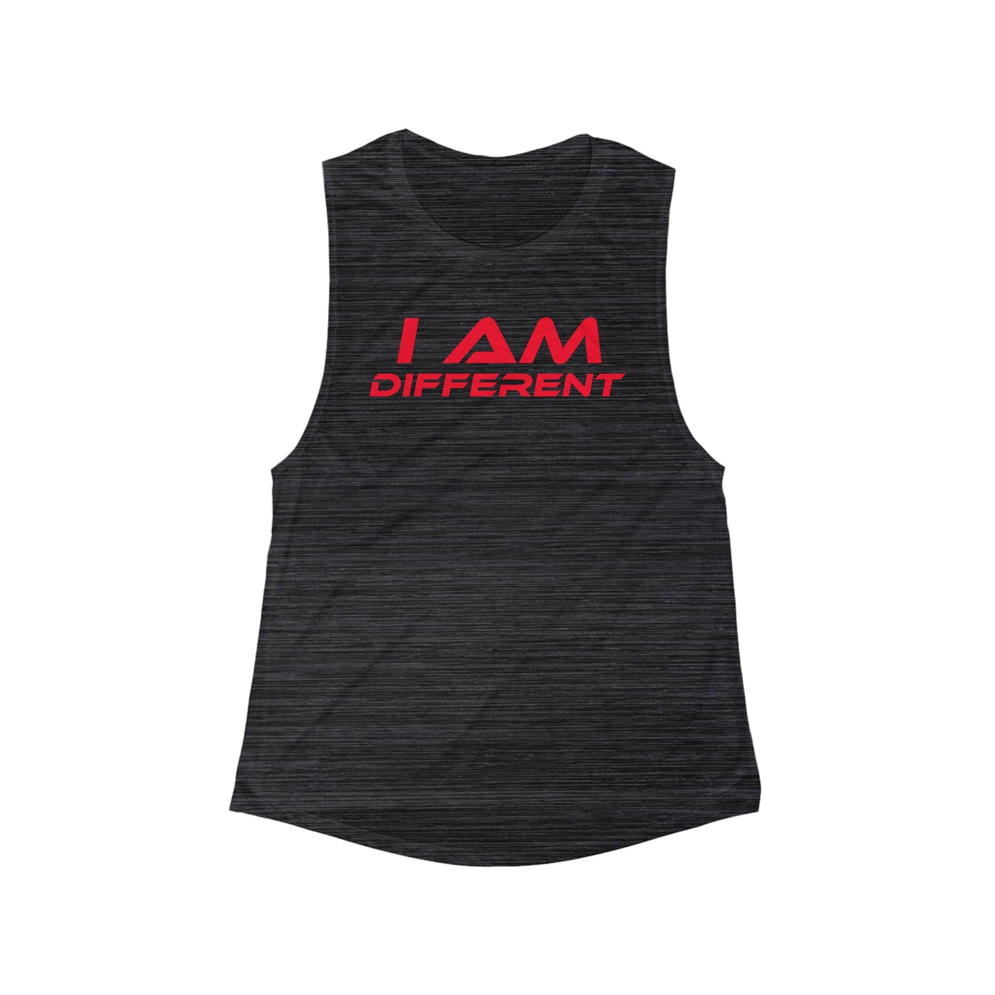 I Am Different - Women's Flowy Scoop Muscle Tank