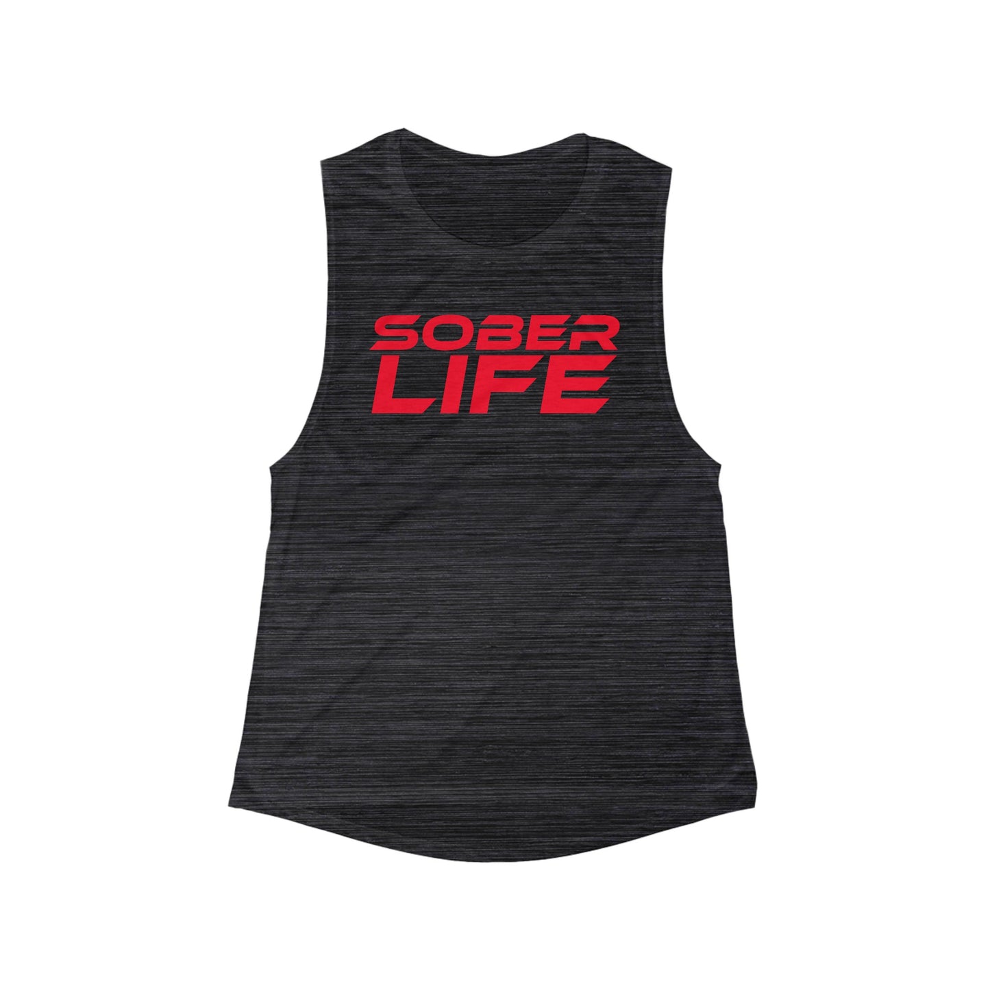 Sober Life - Women's Flowy Scoop Muscle Tank