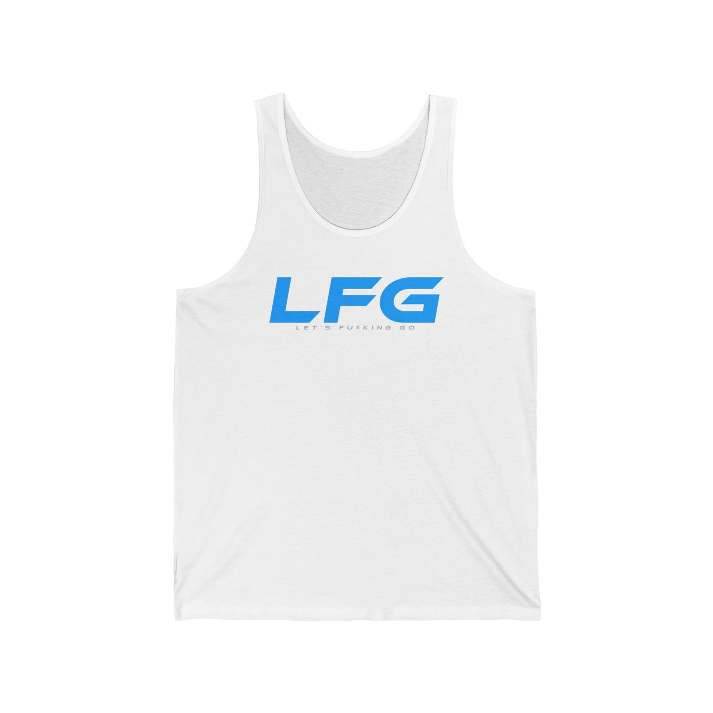 LFG Let's F*cking Go Unisex Jersey Tank - Motivational Workout Top