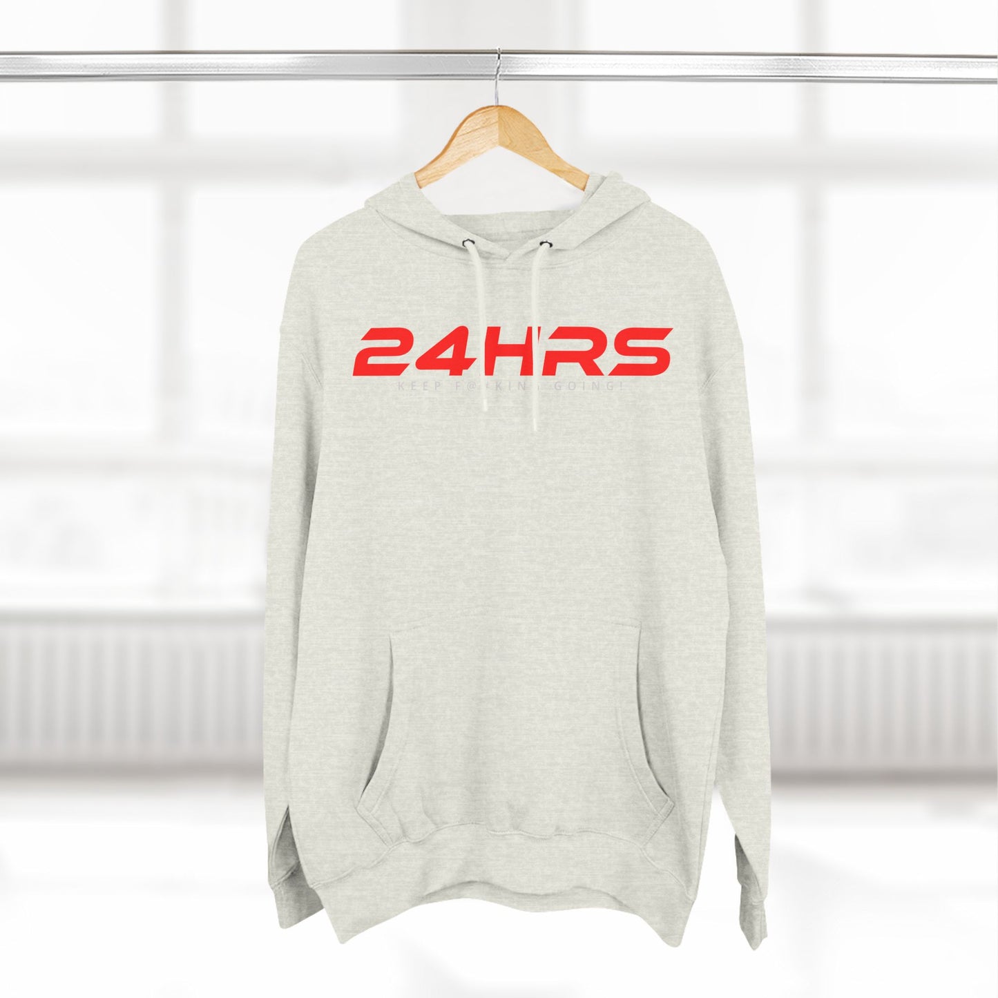 24 HRS - Three-Panel Fleece Hoodie