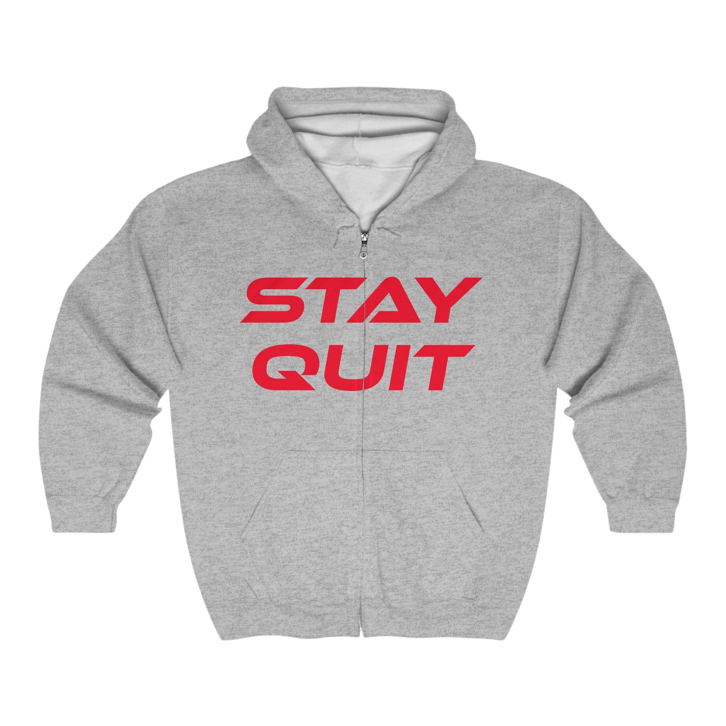 Stay Quit - Unisex Heavy Blend™ Full Zip Hooded Sweatshirt