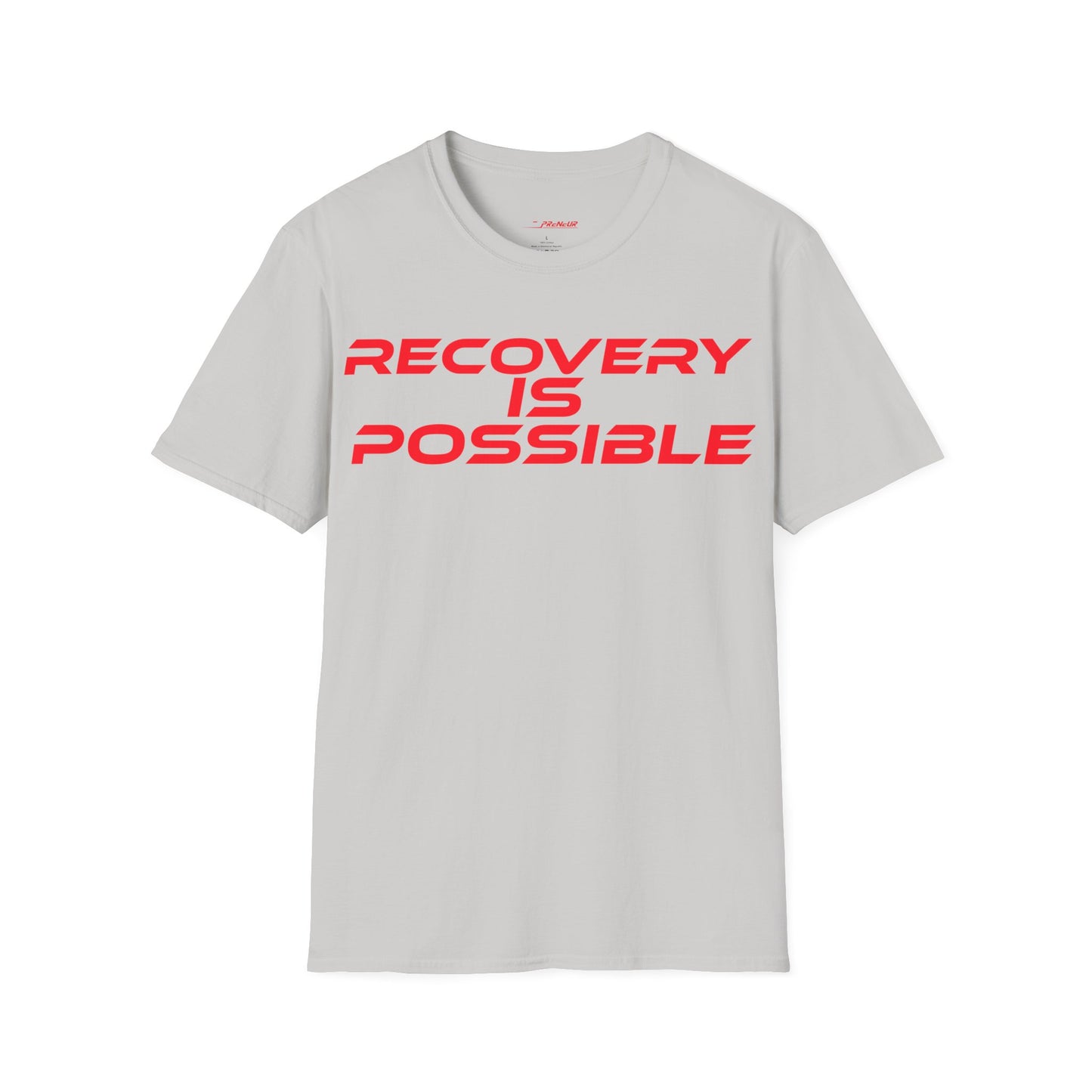 Recovery Is Possible - Unisex Softstyle T-Shirt - Motivational Tee for Support & Empowerment